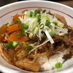 つけ麺一燈 - 牛スジ煮込み丼(2)