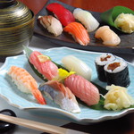 Lunch Sushi course “4,400 yen (tax included)” (reservation required)