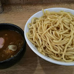 らーめん まつや - 2017.11.26  【味玉つけ麺】＋【特盛】 800円＋200円