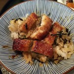 ひつまぶし 稲生 エスカ店 - 「上ひつまぶし」１杯目（そのまま）