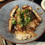 ひつまぶし 稲生 エスカ店 - 「上ひつまぶし」２杯目(薬味）