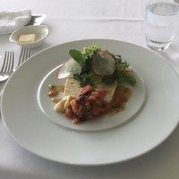 イビスキュス - 魚と海老のテリーヌ　トマトとオリーブのソース