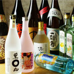 果酒、燒酒、日本酒也很豐富