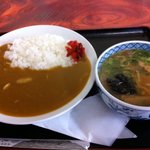 丸保食堂 - カレーライス＆小ラーメン