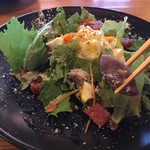 Okinawa Ryouriu Onchu - 紅芋ニョッキのシーザーサラダ