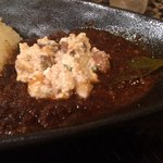 旧ヤム邸  - きのこを忍ばせた黒辛キーマカレー