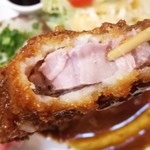 ヒレ肉の串カツの断面