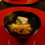 味吉兆 - 松茸、甘鯛、胡桃豆腐の椀物
