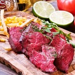 쇠고기 사가리 고기 멕시칸 스테이크