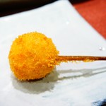 串かつ あーぼん - 自家製ホワイトマッシュルームのクリームコロッケ