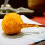 串かつ あーぼん - 自家製ホワイトマッシュルームのクリームコロッケ