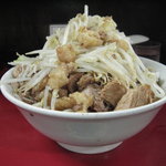 蓮爾 - 豚ラーメン小(850円)野菜増しニンニク脂　10.09.15.