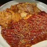 肉料理 大森 - ミノ、テッチャン、漬けハラミ