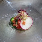 Le vrai - かぶのブランマンジェ　サラダ仕立て