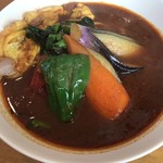 ベーコンエッグ野菜