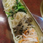 肉料理 大森 - ナムル盛り合わせ