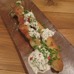 イルグラート - サンマのフリッター、自家製タルタルレモンソース