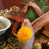 滝の川 - 蟹のお造り