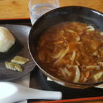 どん平 - カレーうどんと、おにぎり