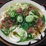 駅一食堂 とくやま - 肉うどん