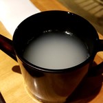 江戸そば 炭火焼 元 - 蕎麦湯