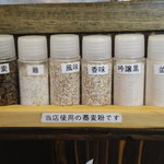 蕎麦切り　こばやし - 蕎麦粉のサンプル