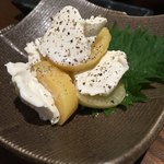 Yakitori Shuuto - たくあんとクリームチーズ