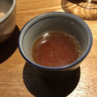 焼鳥 市松 - 鶏のお出汁スープ