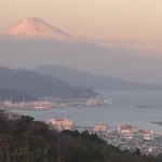 Ishibashi Unagi Ten - 雄大な富士山が夕陽に色づいてます