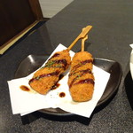 秋田個室居酒屋 酒と和みと肉と野菜 - タコ子芋串
