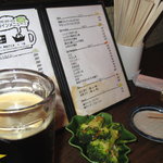 ライオン堂 - ハーフ＆ハーフ 、生中（各￥380）