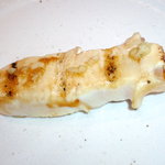 錦家 - おまかせ串焼き5本￥600（ささみ、レア）