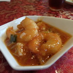 Bに付くエビチリ