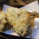 立呑み 魚椿 - かき天ぷら
