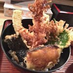 大阪北浜あなごや - 穴子天丼並