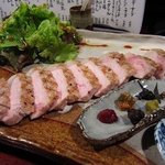きはるの胡麻鯖や - 梅肉ポークのグリル　￥980