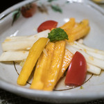 かたつむり - 2017.11 太秋柿と大根のサラダ