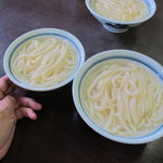 釜あげうどん 長田 in 香の香 - 釜揚げ　大と小