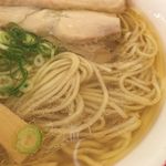 町田汁場 しおらーめん進化 - 麺（大つけ麺博2016）