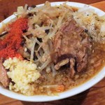 にかいや - ラーメン＋トッピング全部