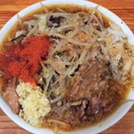 にかいや - ラーメン＋トッピング全部