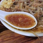 にかいや - スープ（カラメ）