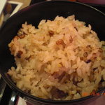 かんざし茶屋 - 十穀米のご飯　白飯との選択（おかわり自由です）