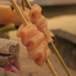 あもん ヨコ - 囲炉裏焼き　ズームアップ