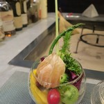 あもん ヨコ - いろいろ野菜のバーニャカウダ　ズームアップ