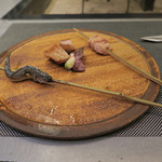 あもん ヨコ - 本日の囲炉裏焼