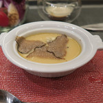 あもん ヨコ - フォアグラ入り茶碗蒸し　ズームアップ