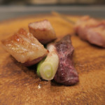 あもん ヨコ - 本日の囲炉裏焼　ズームアップ