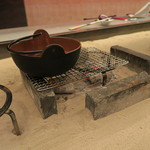 あもん ヨコ - すき焼の準備中