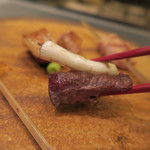 あもん ヨコ - 本日の囲炉裏焼喰らう